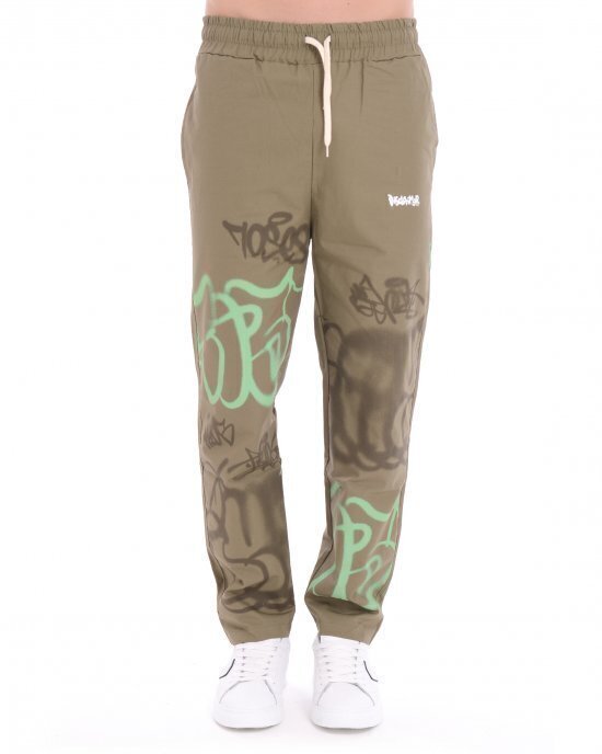 DISCLAIMER  Pantalone Gabardine Stampa Murales Uomo |  JEK PIT
