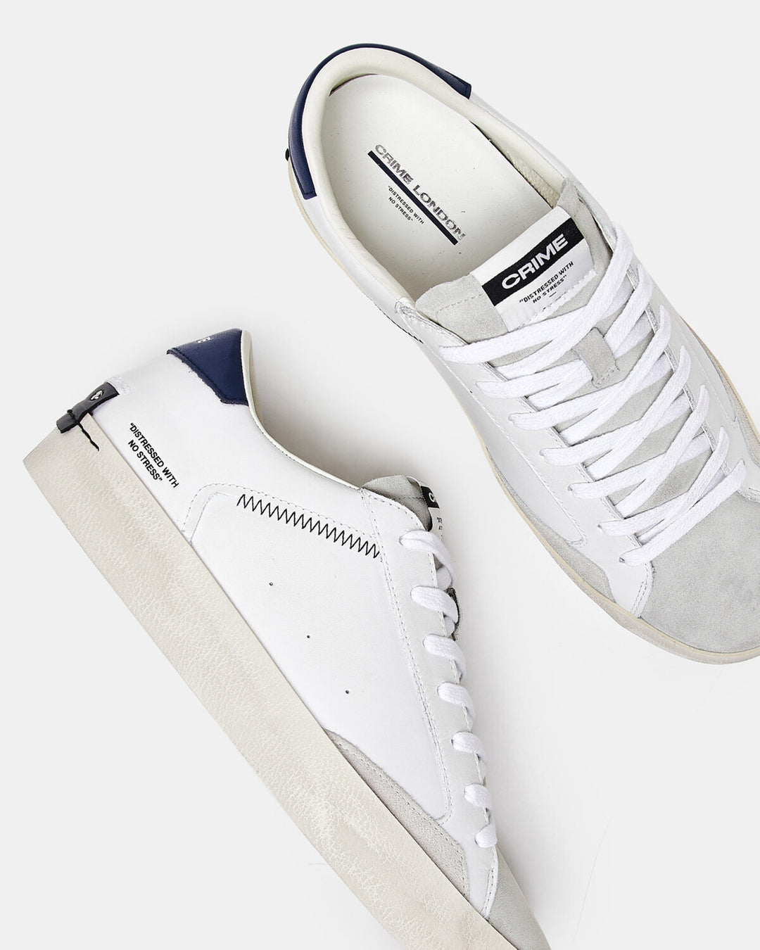 CRIME LONDON  Sneakers Distressed Blue Pa Uomo |  JEK PIT