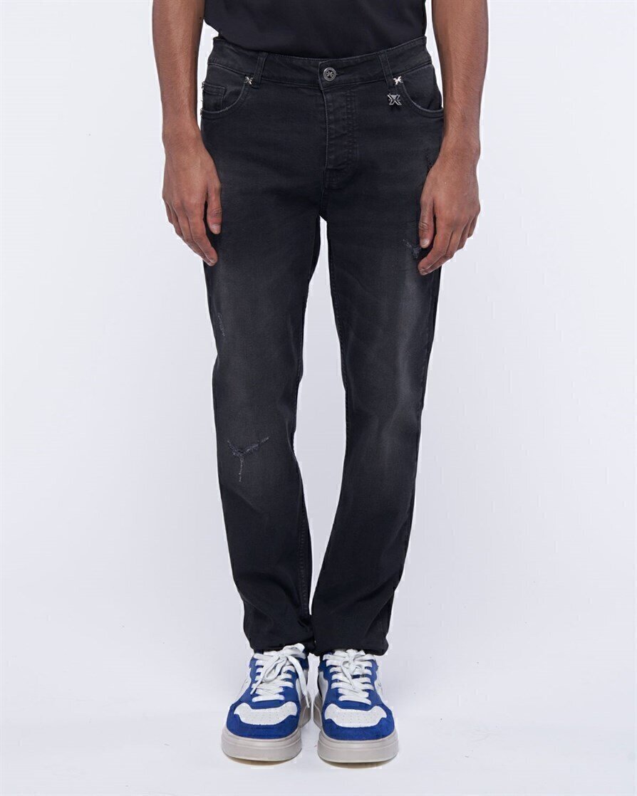 Jeans 5 Pockets Riven Strappato Uomo - JEK PIT