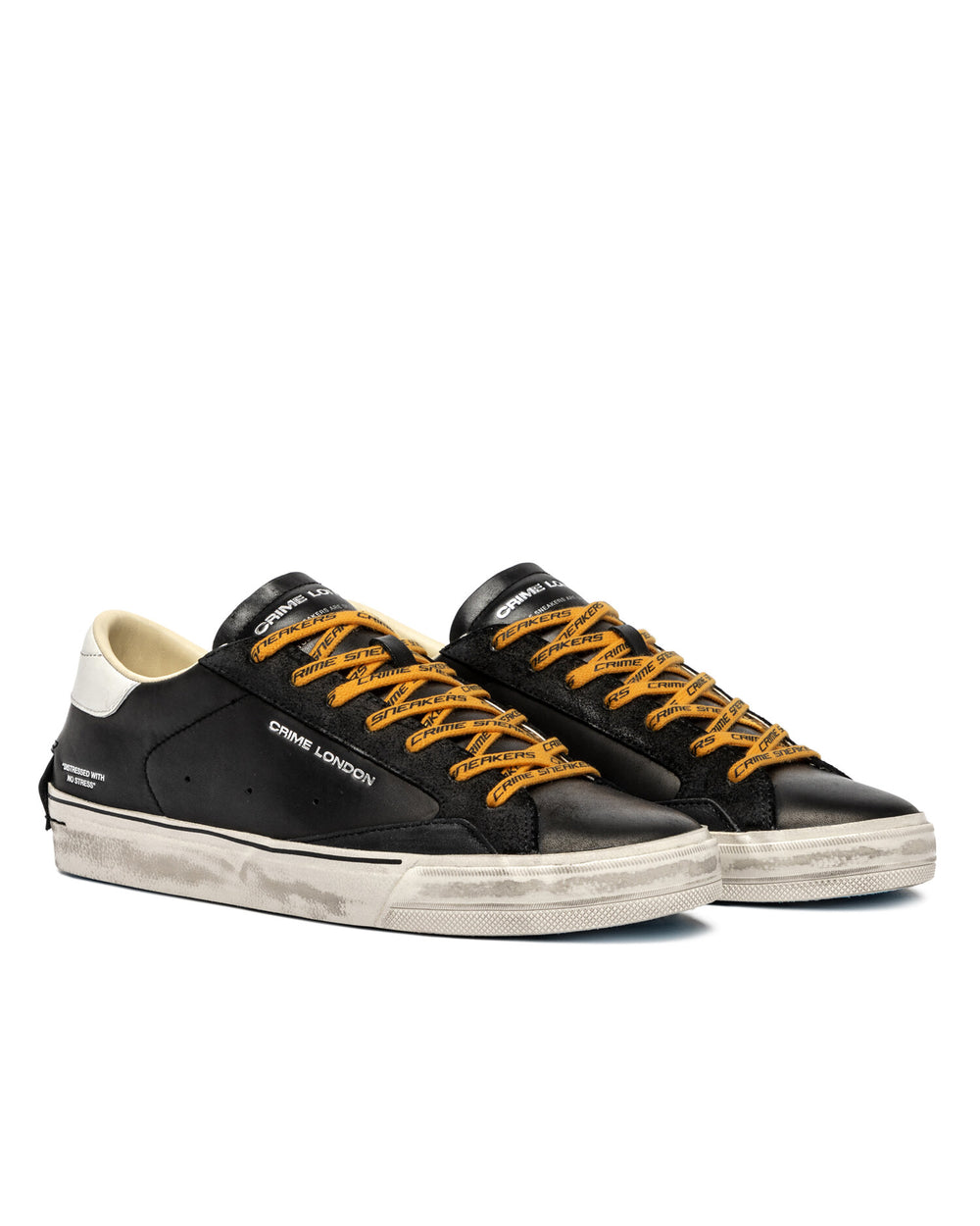 CRIME LONDON  Sneakers Distressed 2.0 Tellow Laces Uomo |  JEK PIT