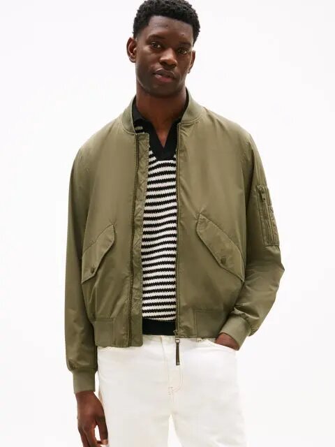 TOMMY HILFIGER  Giubbino Logo Laterale Gomm. Su Manica Uomo |  JEK PIT