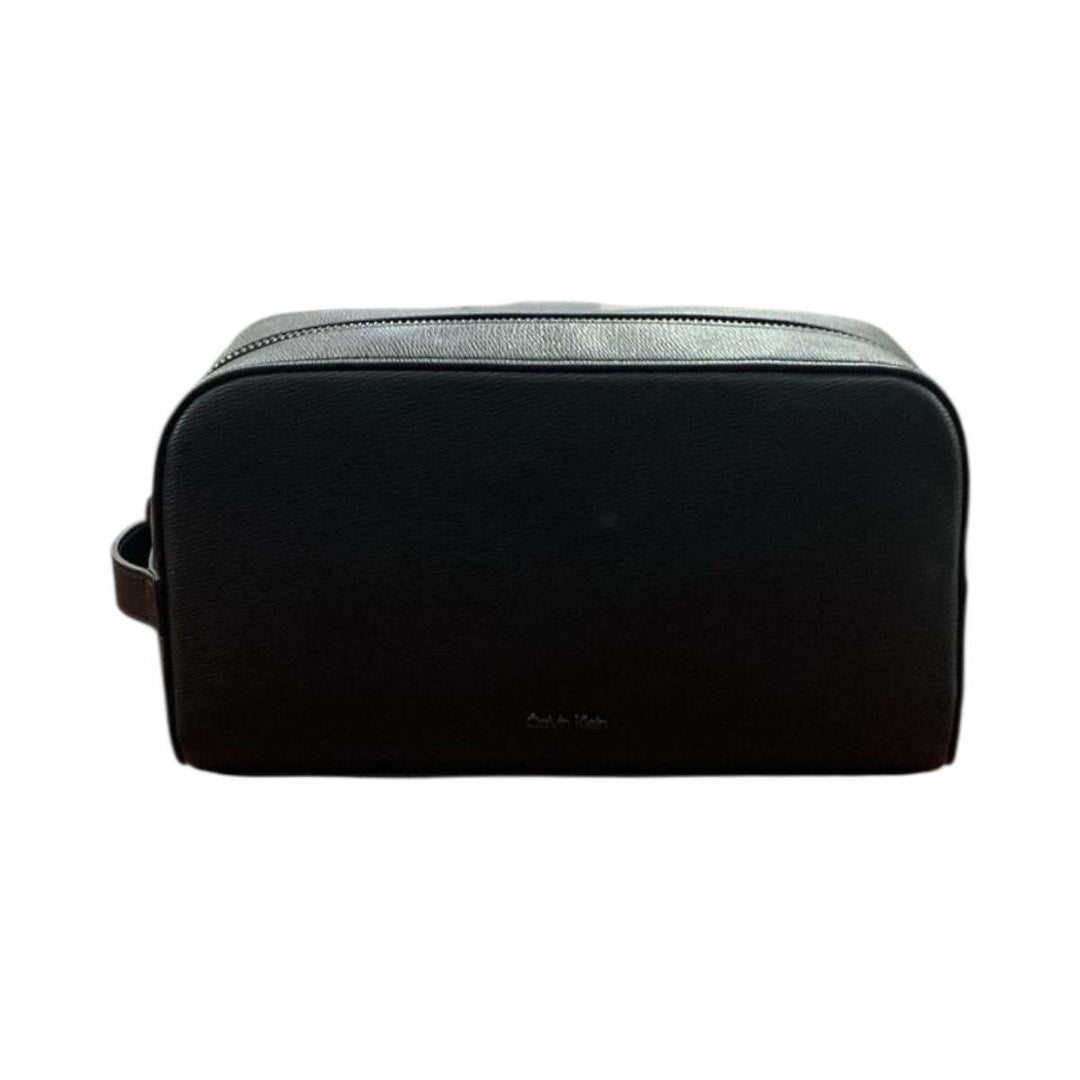 CALVIN KLEIN  Pouch Washbag In Saffiano Uomo |  JEK PIT