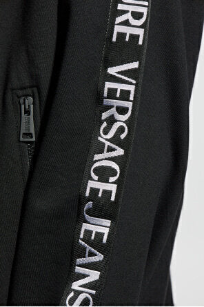VERSACE JEANS  Felpa Con Zip Cotton Fleece Uomo |  JEK PIT