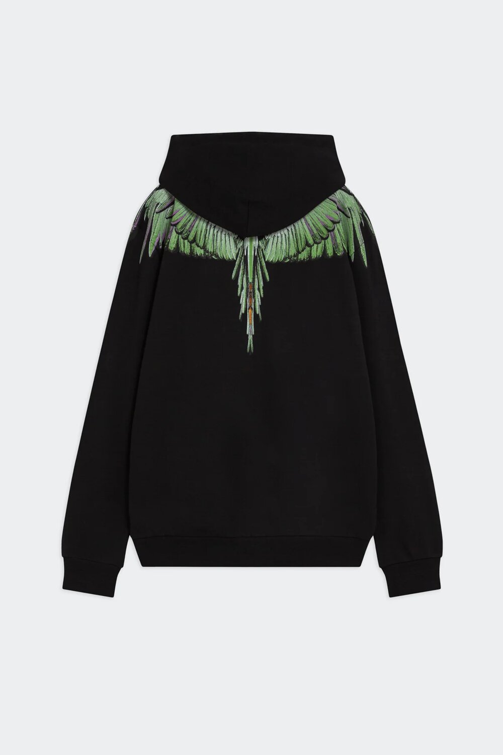 COUNTY OF MILAN - BURLON  Felpa Con Cappuccio Green Wings Uomo |  JEK PIT