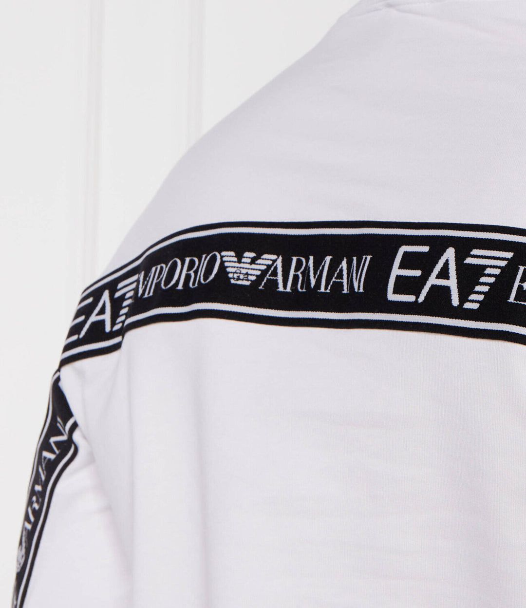 EMPORIO ARMANI EA7  Felpa Giro Banda Retro Uomo |  JEK PIT