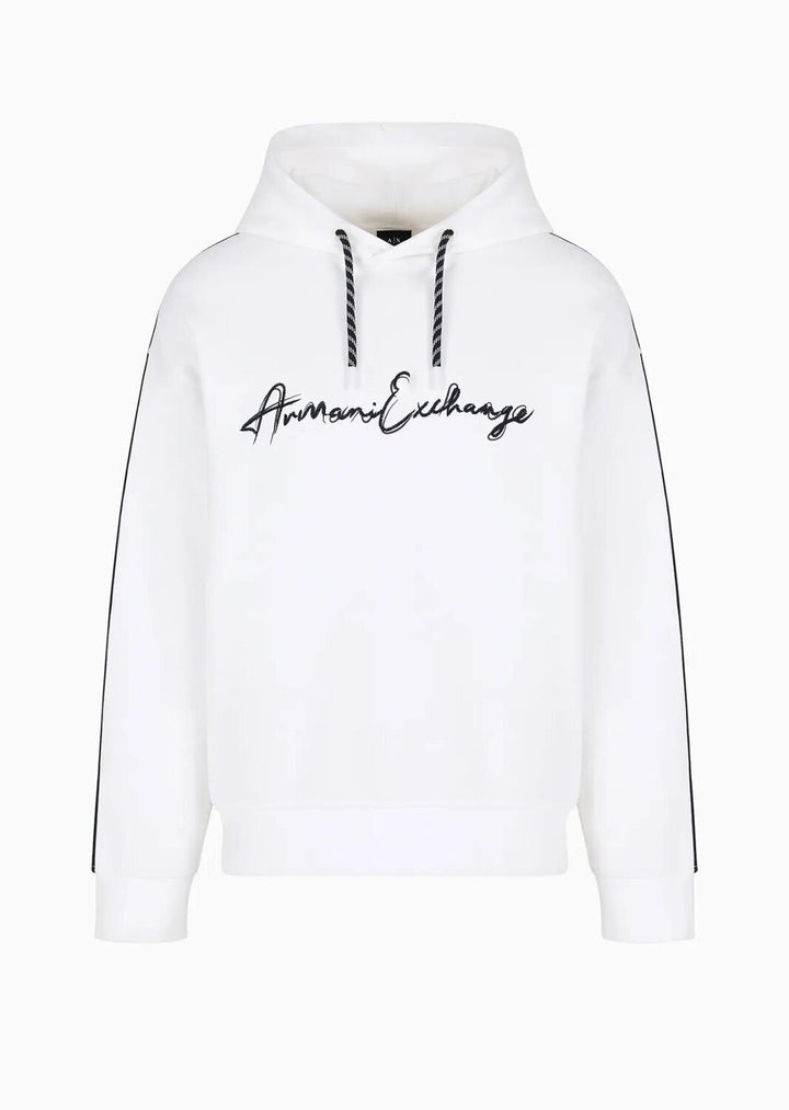 ARMANI EXCHANGE  Felpa Cappuccio Signature Uomo |  JEK PIT