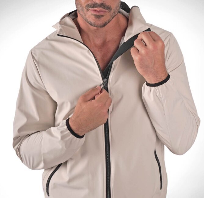 SUNSTRIPES  Giubbino Capp.doppia Zip Logo Manica Uomo |  JEK PIT