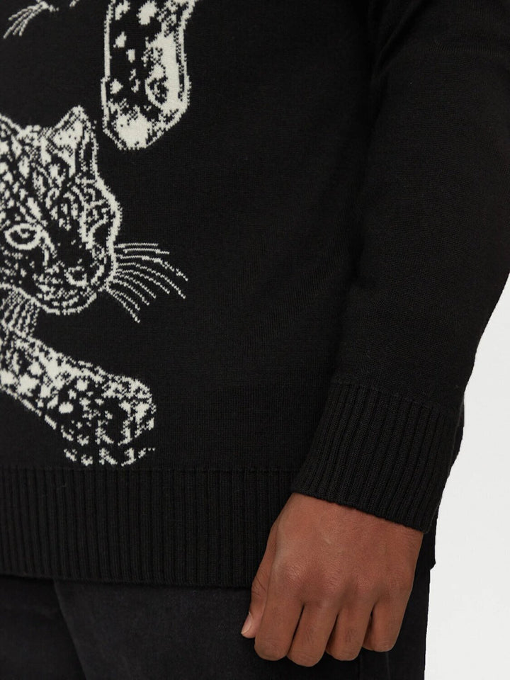 JUST CAVALLI  Maglione Giro Jacq Tiger F12 Uomo |  JEK PIT