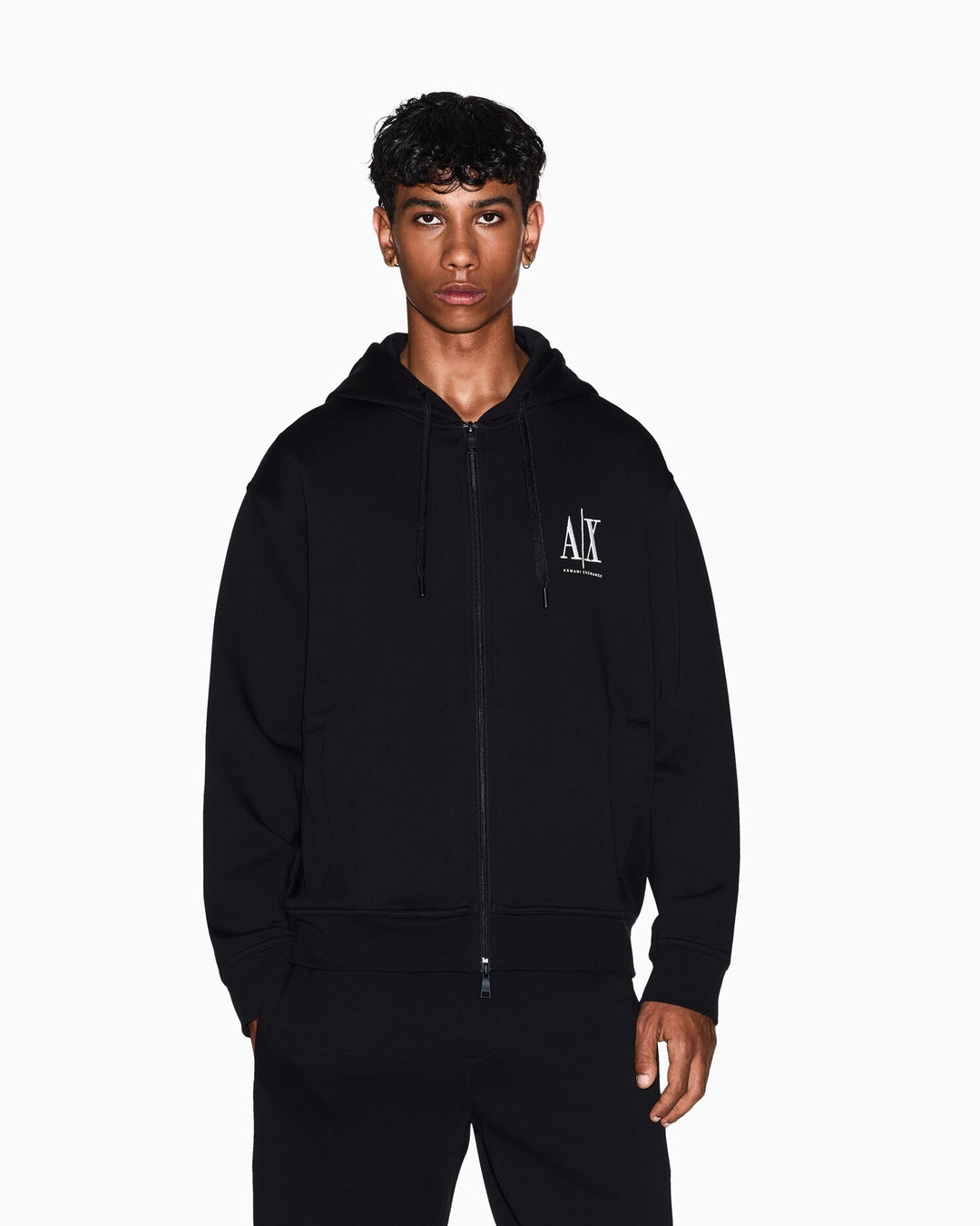 ARMANI EXCHANGE  Felpa Zip e Cappuccio Icon Project Uomo |  JEK PIT