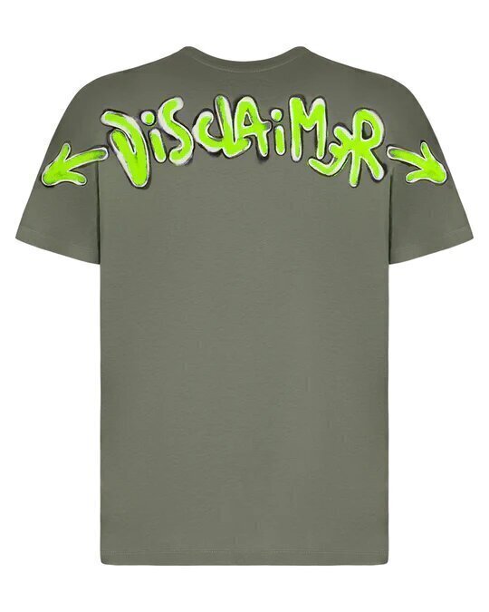 DISCLAIMER  t-Shirt Doppio Logo Fronte-Retro Uomo |  JEK PIT