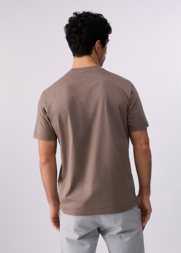 Maglietta basic LIU-JO Mercertee in cotone, con girocollo e vestibilità comoda, visibile in immagine.