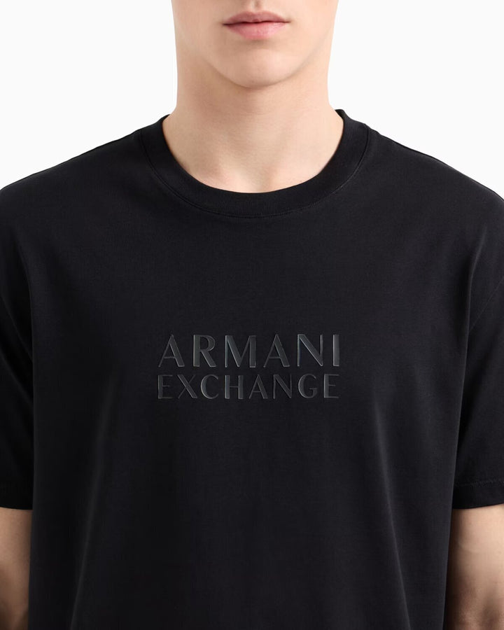 ARMANI EXCHANGE  t-Shirt Girocollo Logo Rilievo Grande Uomo |  JEK PIT