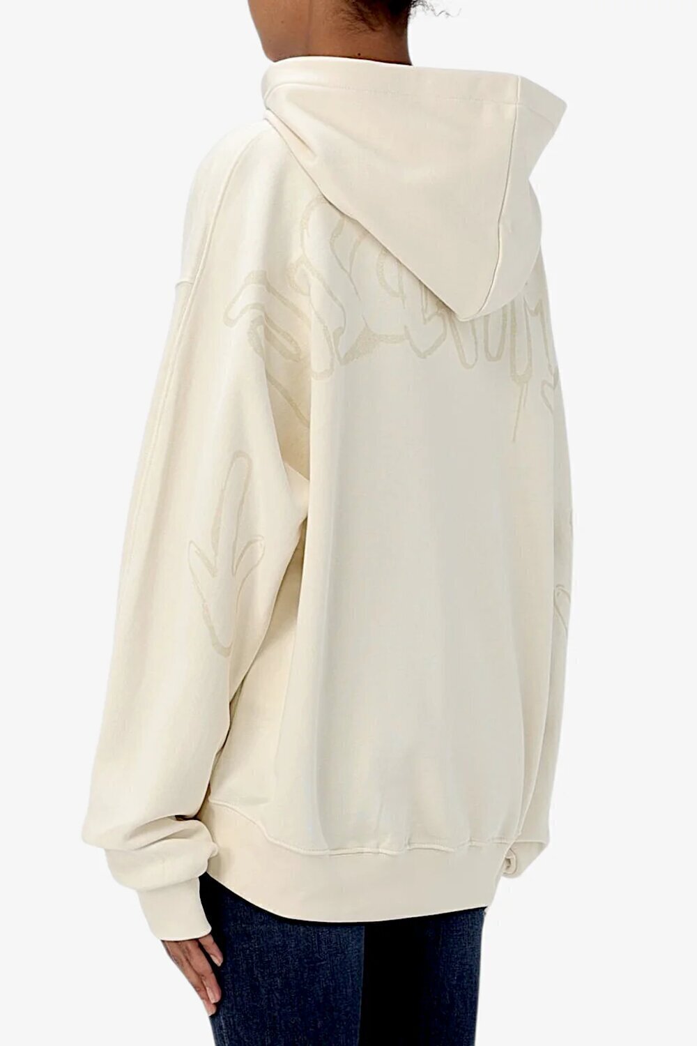 DISCLAIMER  Felpa Cappuccio Stampa Glitter Donna |  JEK PIT