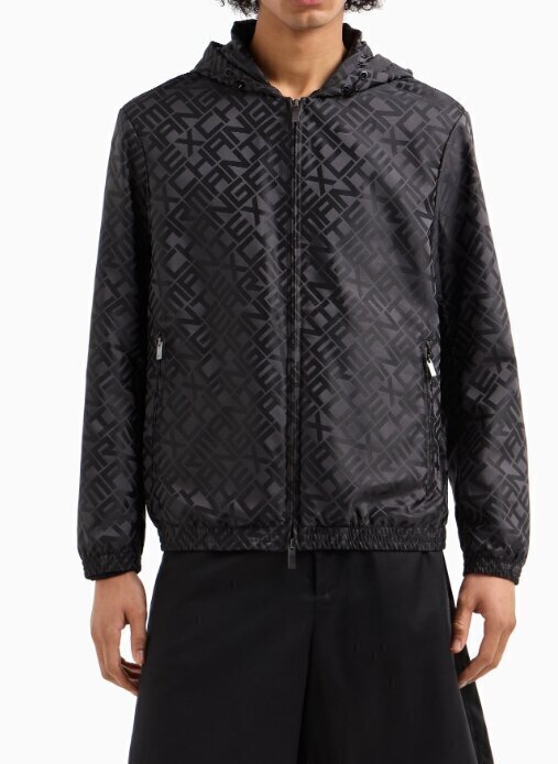 ARMANI EXCHANGE  Giubbino Capp. Doppia Zip Logo Allover Uomo |  JEK PIT