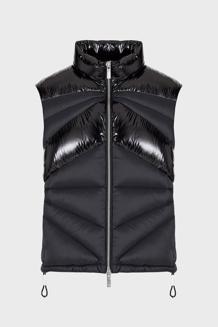 ARMANI EXCHANGE  Smanicato Misto Lucido Logo Collo Uomo |  JEK PIT