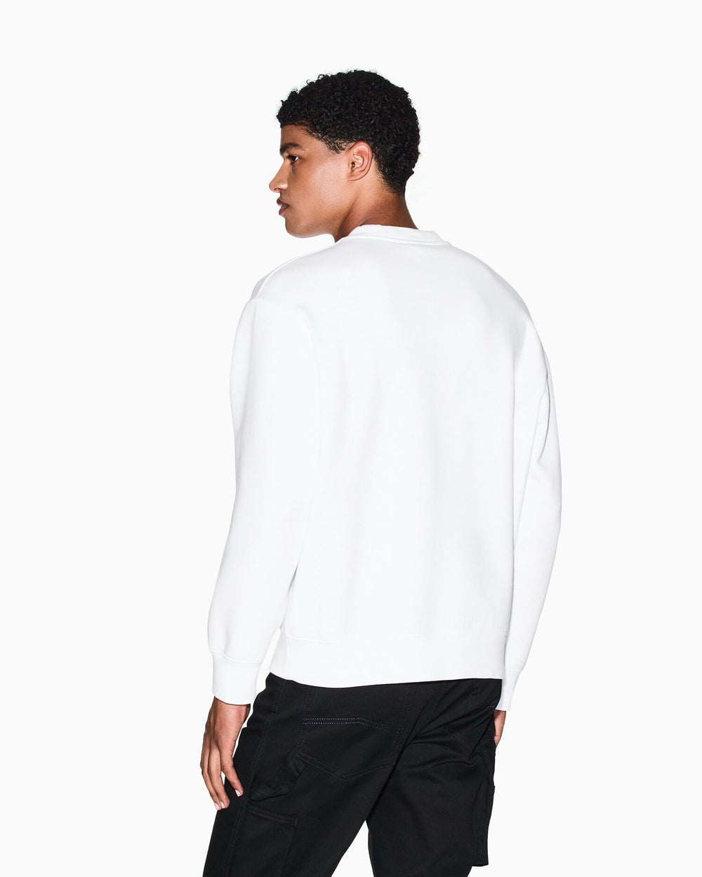 ARMANI EXCHANGE  Felpa Giro Logo Embossed Uomo |  JEK PIT