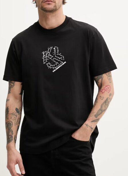 KARL LAGERFELD  t-Shirt Klj Reg Curved Hem Shibori Uomo |  JEK PIT