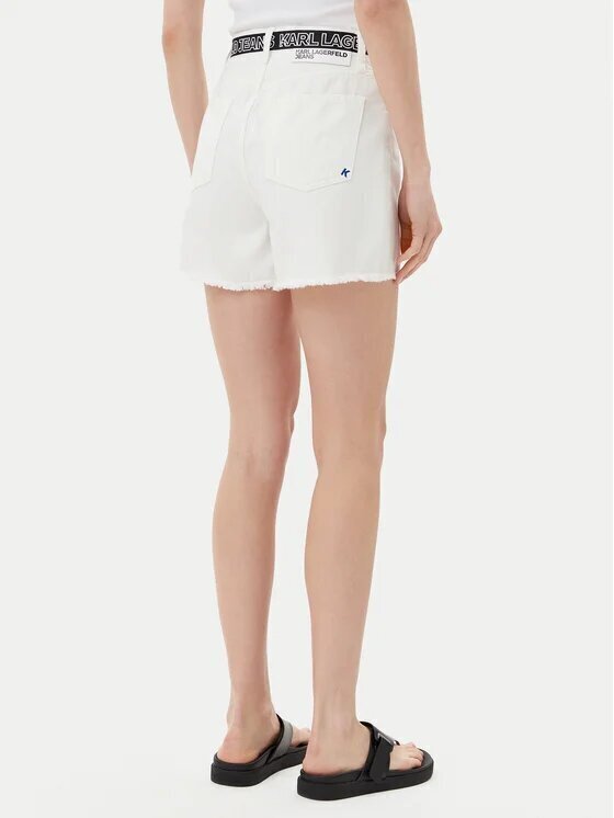 KARL LAGERFELD  Short Klj Denim Logo Su Cintura Donna |  JEK PIT