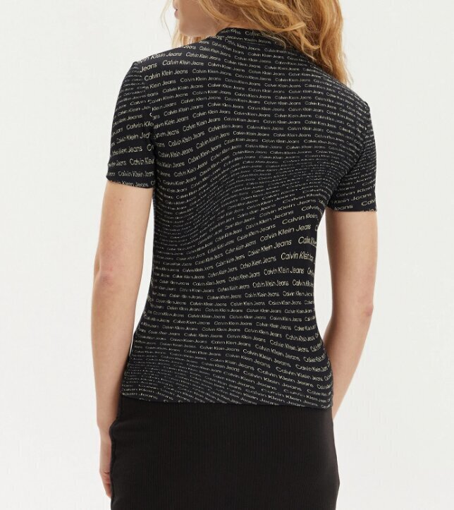 CALVIN KLEIN  t-Shirt Lupetto Logo Allover Donna |  JEK PIT