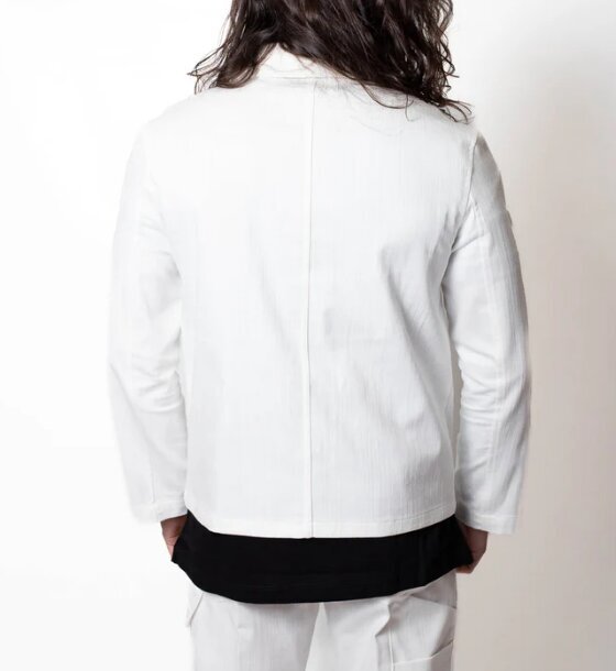 GAELLE  Giacca Con Tasconi In Cotone Jeans Uomo |  JEK PIT