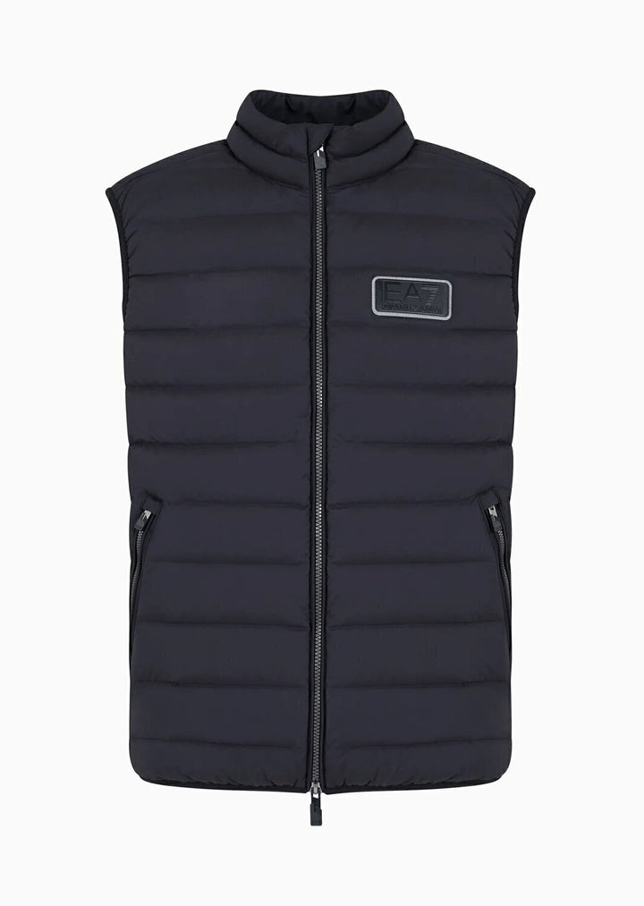 EMPORIO ARMANI EA7  Piumino Smanicato Logo Gommato Uomo |  JEK PIT