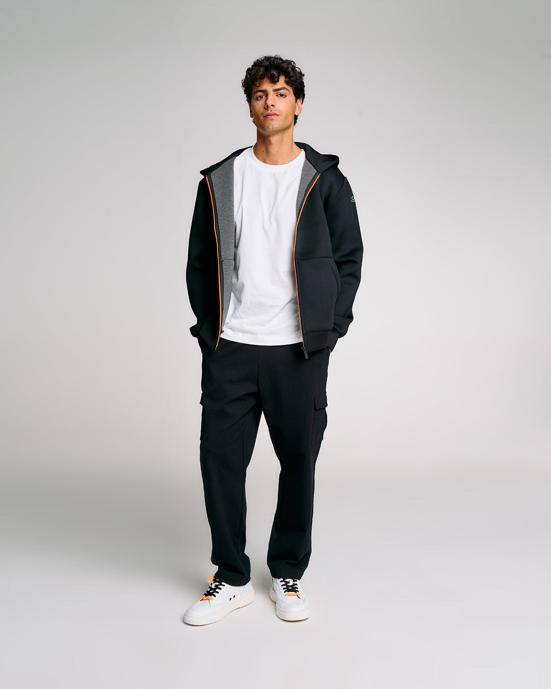 SUNS  Felpa Neoprene Cappuccio e Zip Uomo |  JEK PIT