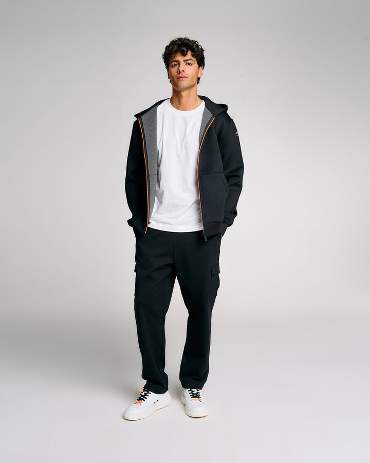 SUNS  Felpa Neoprene Cappuccio e Zip Uomo |  JEK PIT