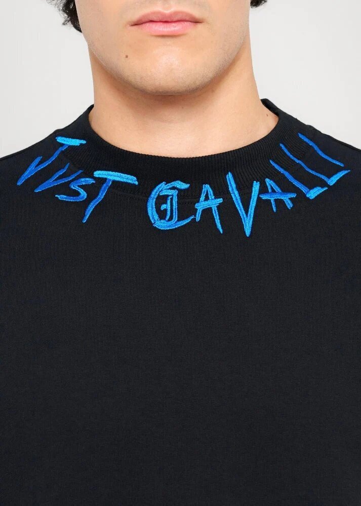 JUST CAVALLI  Felpa Giro Embroider Su Collo Uomo |  JEK PIT