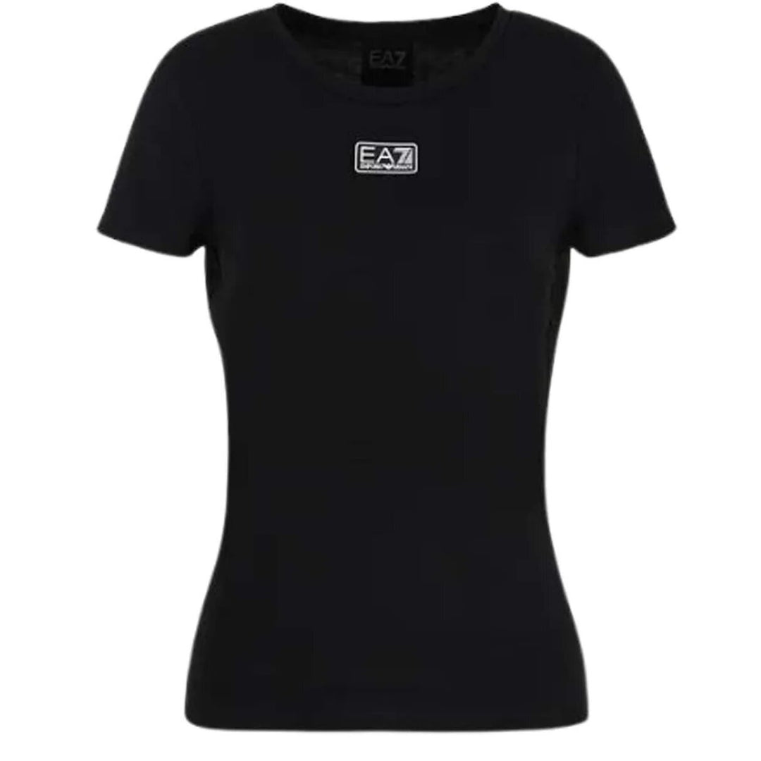 EMPORIO ARMANI EA7  t-Shirt Patch Gomma Centro Donna |  JEK PIT