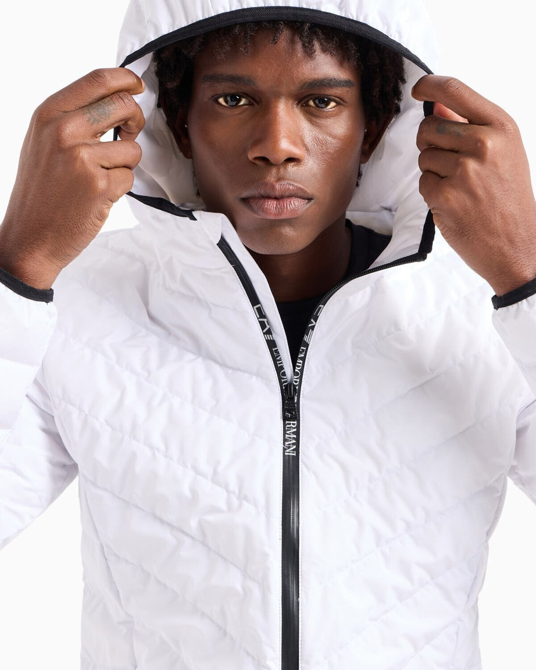 EMPORIO ARMANI EA7  Piumino Logo Su Zip 100gr Uomo |  JEK PIT
