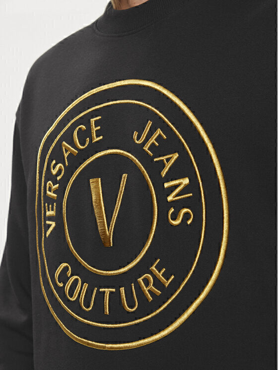 VERSACE JEANS  Felpa Logo Ricamato Vembl Uomo |  JEK PIT