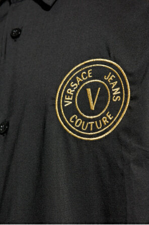 VERSACE JEANS  Camicia Logo Cerchio Dorato Gr Uomo |  JEK PIT