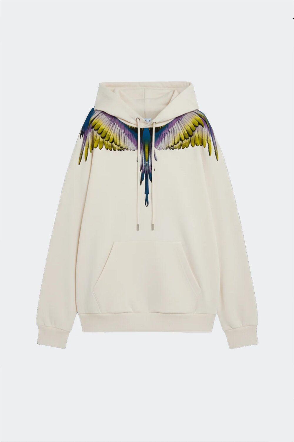 COUNTY OF MILAN - BURLON  Felpa Cappuccio Logo Aquila Blue Wings Uomo |  JEK PIT
