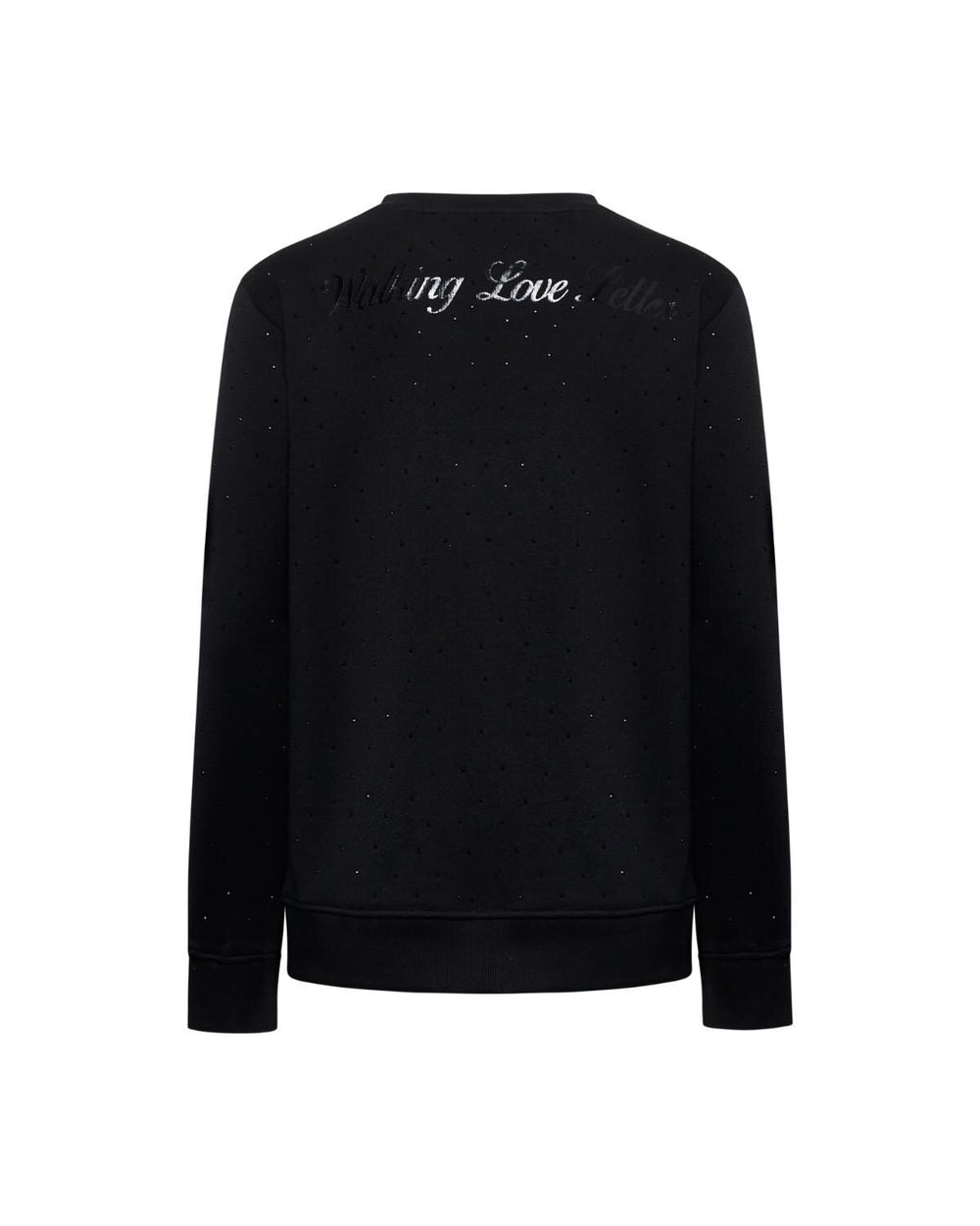 JOHN RICHMOND X  Felpa a Giro Con Strass Allover Donna |  JEK PIT