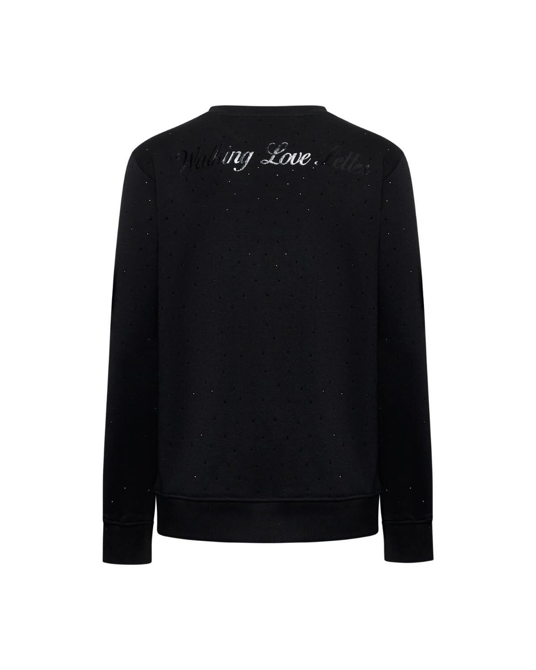 JOHN RICHMOND X  Felpa a Giro Con Strass Allover Donna |  JEK PIT