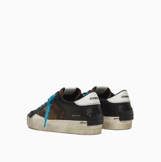 CRIME LONDON  Sneakers Con Patch Fantasia Militare Uomo |  JEK PIT