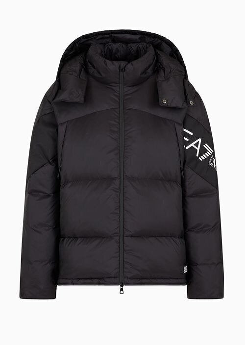 EMPORIO ARMANI EA7  Piumino Capp. Logo Manica Gr Uomo |  JEK PIT