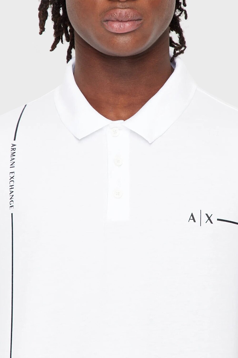 ARMANI EXCHANGE  Polo Logo Linea Laterale Vert. Uomo |  JEK PIT