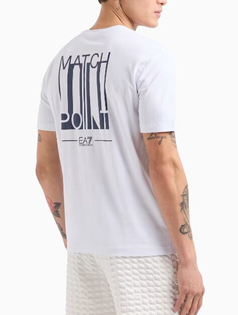EMPORIO ARMANI EA7  t-Shirt Tennis Club Stampa Retro Uomo |  JEK PIT