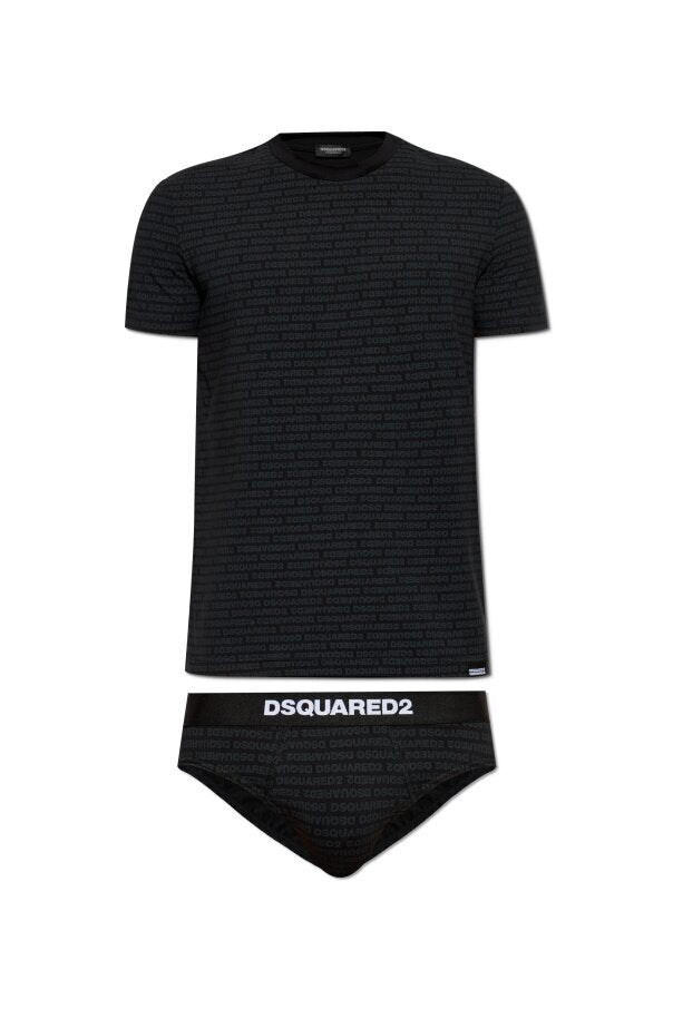 DSQUARED2  Completo t-Shirt e Slip Allover Uomo |  JEK PIT