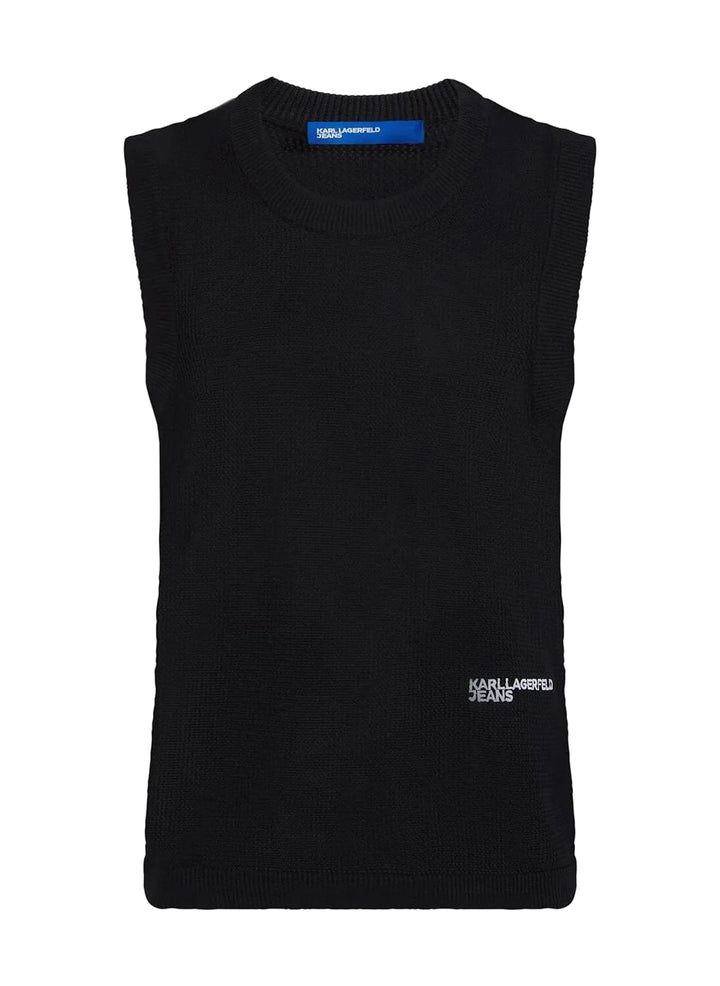 KARL LAGERFELD | Maglia Smanicata Con Logo In Basso Uomo - Jek Pit