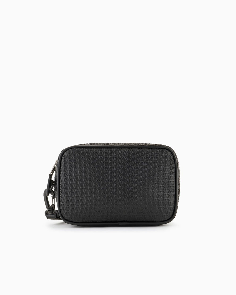 ARMANI EXCHANGE  Pochette Pelle Doppia Zip Logo Allover Uomo |  JEK PIT