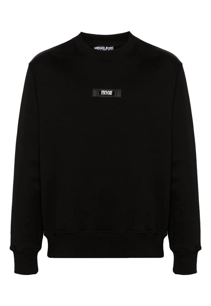 VERSACE JEANS  Felpa Giro Logo Gommato Centr. Uomo |  JEK PIT