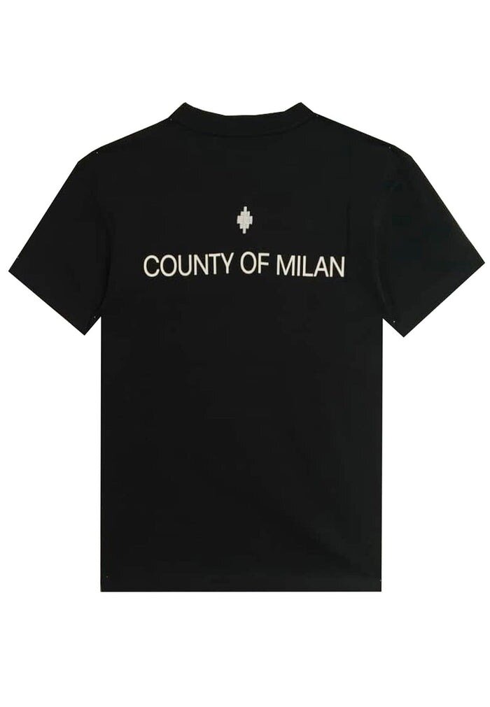 COUNTY OF MILAN - BURLON  t-Shirt In Jersey Logo Retro Grande Uomo |  JEK PIT