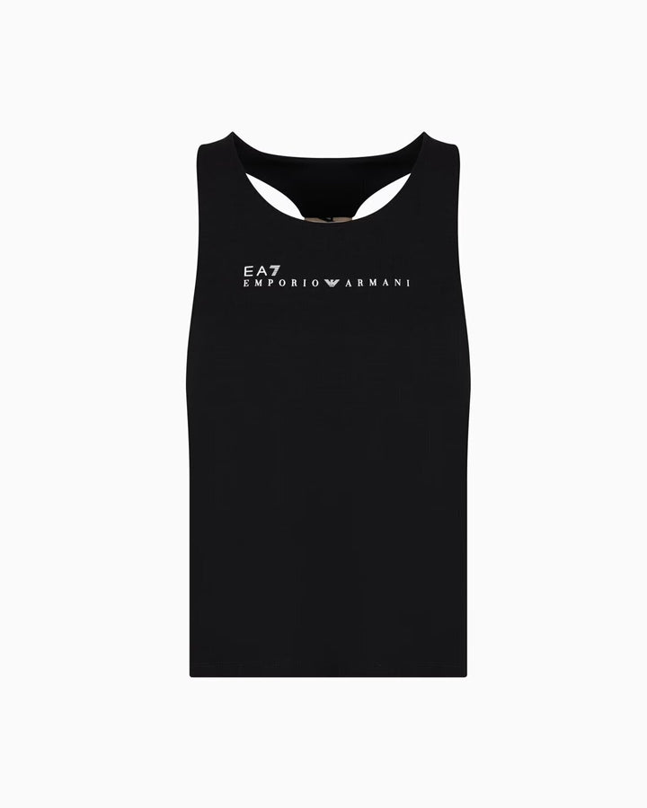 EMPORIO ARMANI EA7  Canotta Logo Su Fascia Retro Donna |  JEK PIT