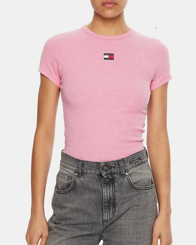 TOMMY JEANS  t-Shirt a Costina Tjw Slim Logo Centr. Donna |  JEK PIT