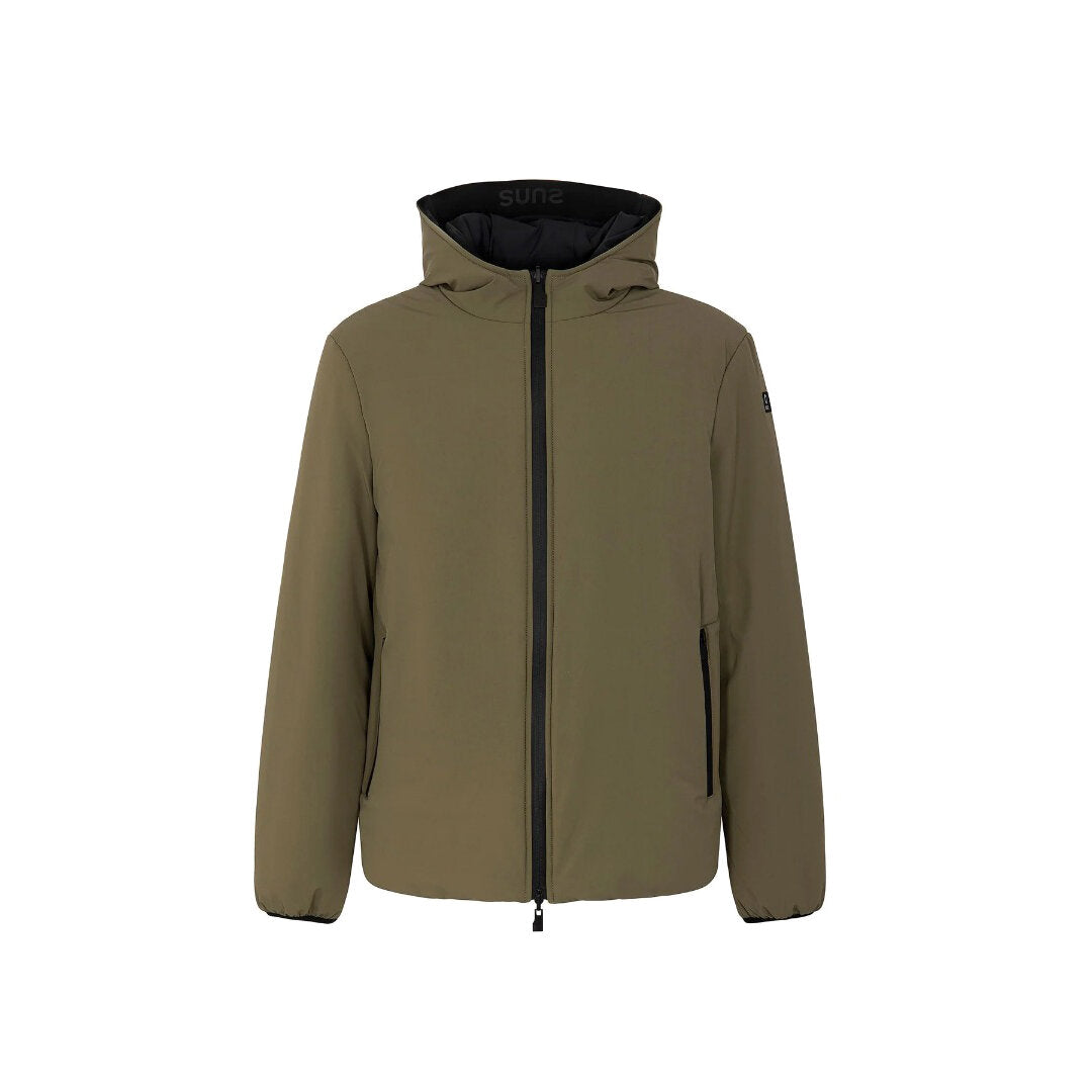 SUNS  Giubbotto Cappuccio Reversibile Delhi Uomo |  JEK PIT