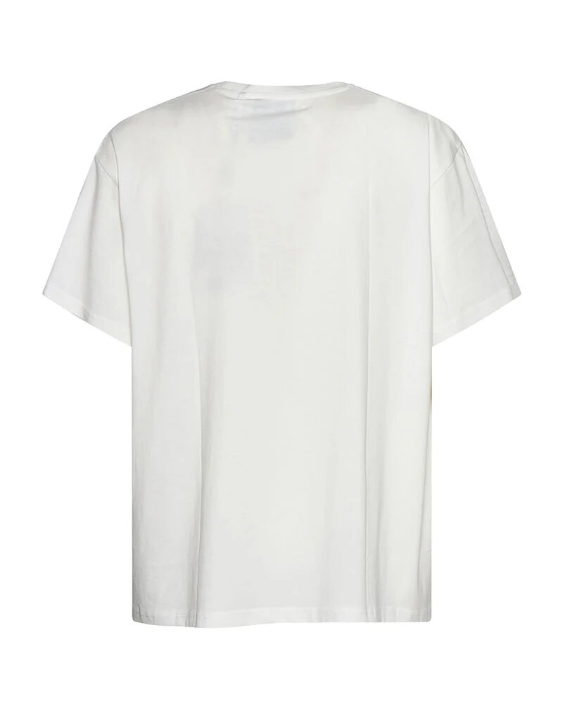 Maglietta con stampa scritte multiple di JOHN RICHMOND X, tessuto morbido e design moderno con dettagli grafici colorati.