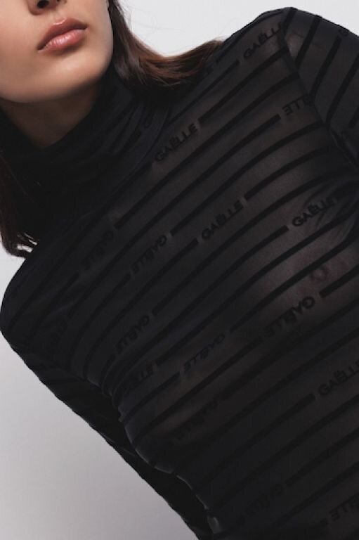 GAELLE Dolcevita Righe Velluto Allover Donna - JEK PIT