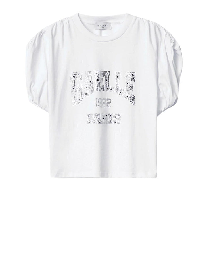 GAELLE t - Shirt Logo Brillantini Gr Donna - JEK PIT